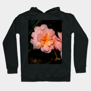 Pink Begonia Flower Hoodie